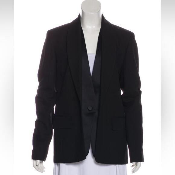Alexander Wang black blazer with shawl collar size M - Picture 2 of 16